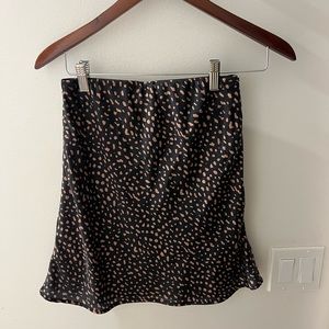 Urban outfitters cheetah print flowy skirt